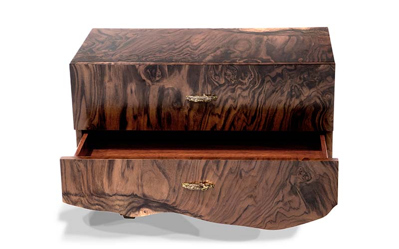 HUANG | Wood Nightstand Modern Design by BRABBU