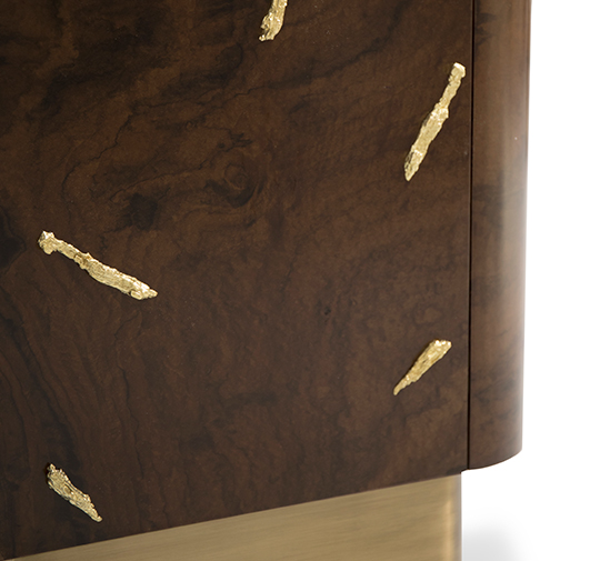 BARAKA | Modern Contemporary Wood Sideboard by BRABBU