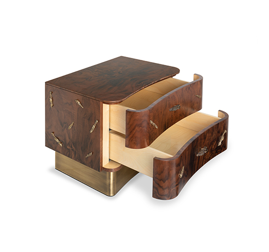 BARAKA | Modern Bedside Table by BRABBU Design Forces 