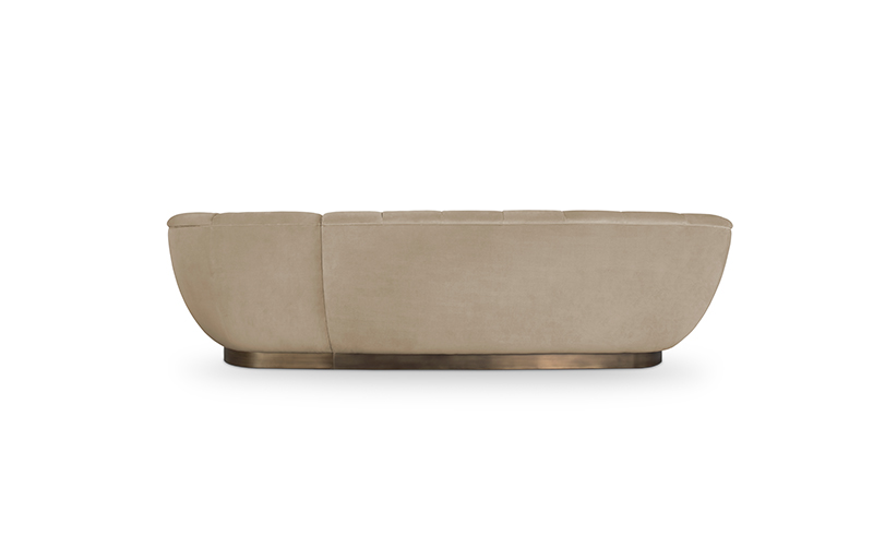 ESSEX Corner Sofa | Velvet Corner Sofa by BRABBU