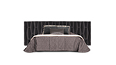 VIME | Contemporary Velvet Headboard by BRABBU