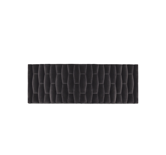 VIME | Contemporary Velvet Headboard by BRABBU