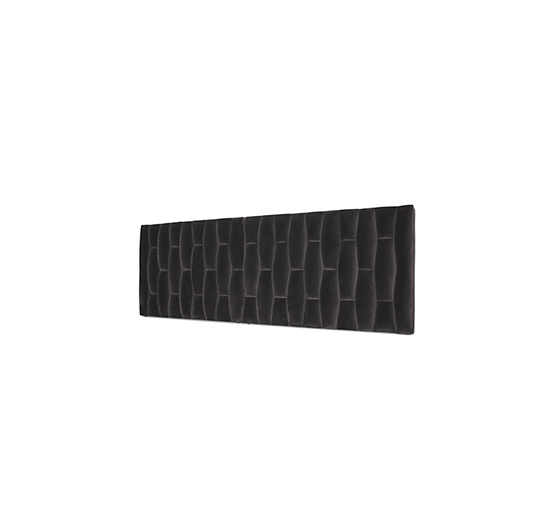 VIME | Contemporary Velvet Headboard by BRABBU