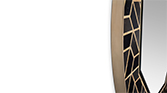  TORTOISE | Luxury Bathroom Mirror Design by MAISON VALENTINA