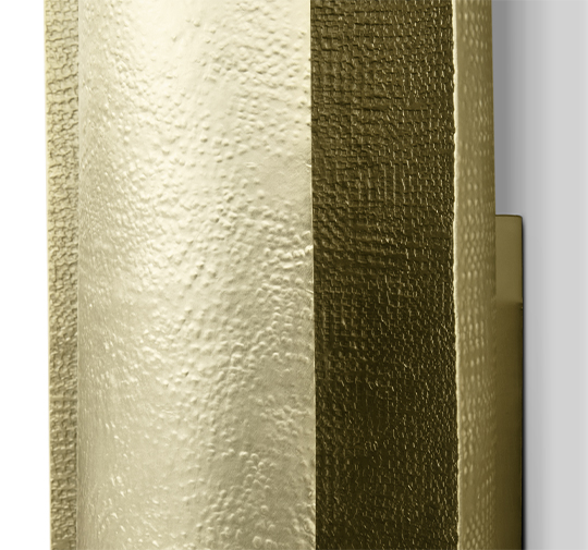 AURUM XL | Long Gold Wall Light Modern Design by BRABBU