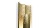 AURUM XL | Long Gold Wall Light Modern Design by BRABBU
