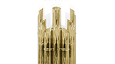 SAKI XL | Modern Long Gold Wall Light by BRABBU