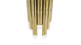 SAKI XL | Modern Long Gold Wall Light by BRABBU