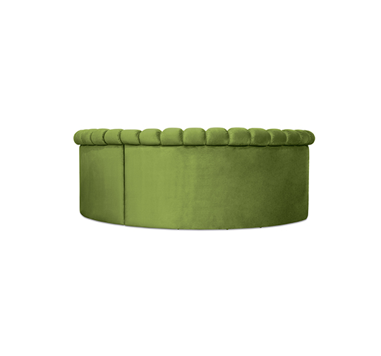 HERA Dining Sofa | Velvet Dining Sofa by BRABBU