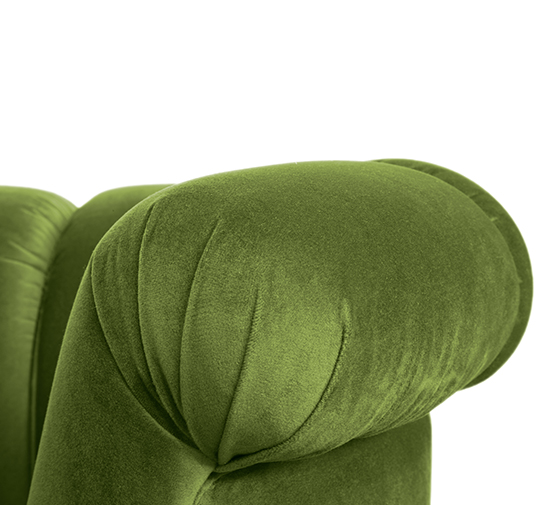 HERA Dining Sofa | Velvet Dining Sofa by BRABBU