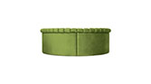 HERA Dining Sofa | Velvet Dining Sofa by BRABBU