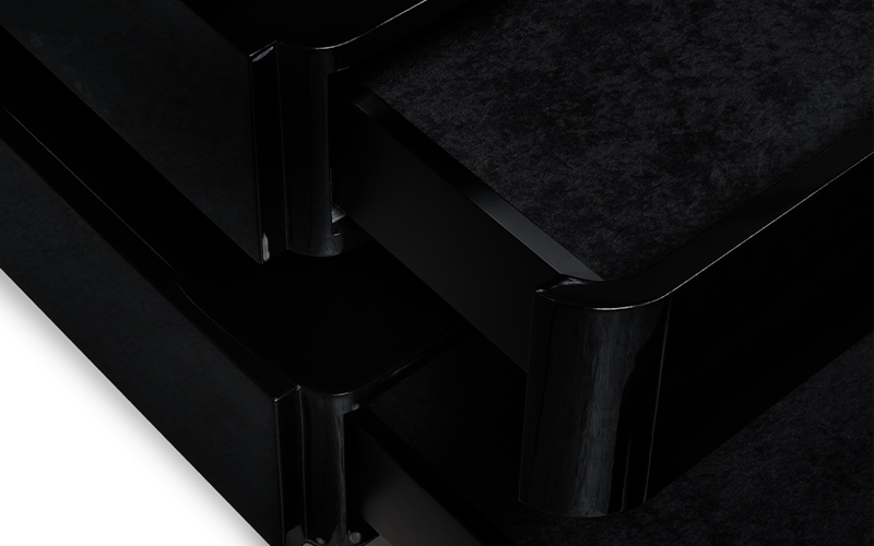 SHINTO | Black and White Modern Desk by BRABBU