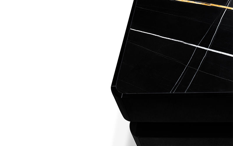 SHINTO | Black and White Modern Desk by BRABBU