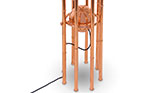 KENDO | Contemporary Copper Floor Light by BRABBU