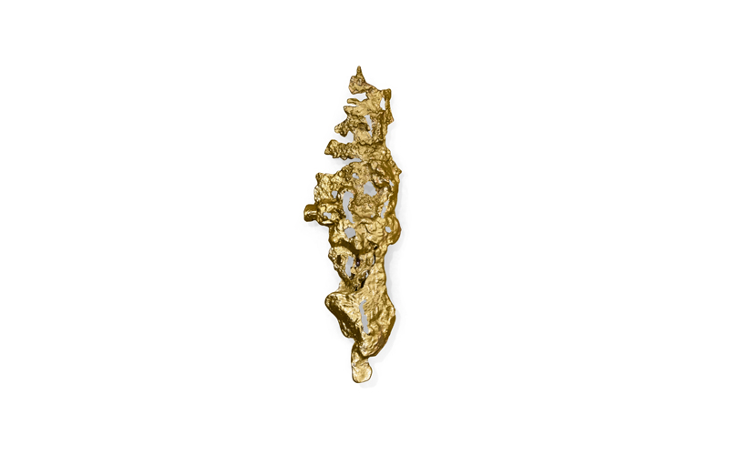 CAY | Gold Brass Modern Classic Wall Light by BRABBU