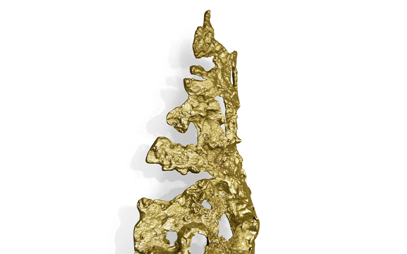 CAY | Gold Brass Modern Classic Wall Light by BRABBU