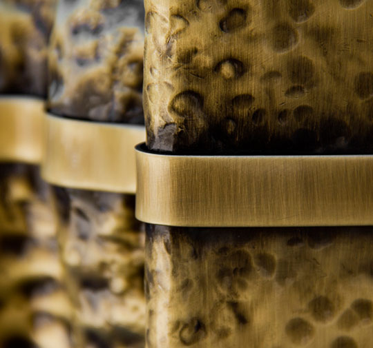 FOLIO | Modern Brass Wall Light by BRABBU