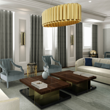 Modern living room set.