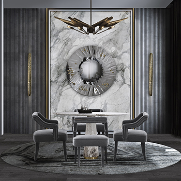 BB_Oka_Dining_Chair_AGRA_Dining_Table_SHAKA_Wall_Light_CALLA_Suspension_Light