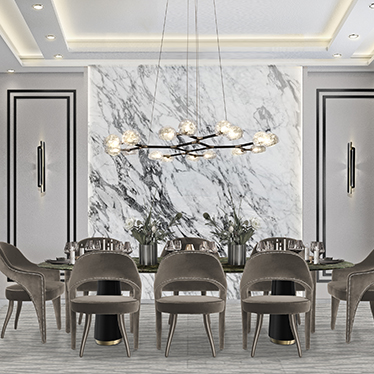BB_SHINTO_I_Console_TELLUS_Dining_Chair_AGRA_II_Dining_Table_HORUS_II_Suspension_Light_CYRUS_Wall_Light