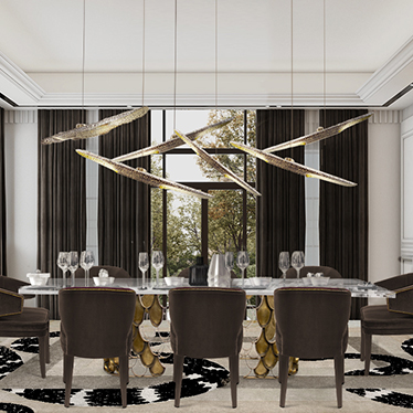 BB_KOI_II_Dining_Table_IBIS_Dining_Chair_ARDARA_Console_VELLUM_Suspension_Light