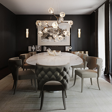 BB_HORUS_Irregular_Big_Suspension_Light_AGRA_II_Dining_Table_KANSAS_Dining_Chair