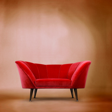 The grandeur of the Andes’ mountains is only matched by the surviving skills of the people who strive there. ANDES two seat sofa is a mid-century modern furniture piece that honors this strength. With polished brass legs and cotton velvet fabric, it adds 