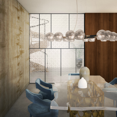 Dining room design.