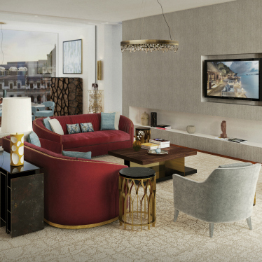 Modern interior design in London.