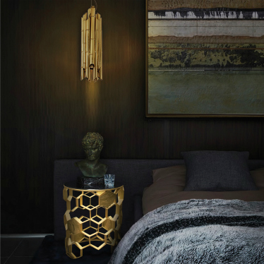 Modern bedroom design.