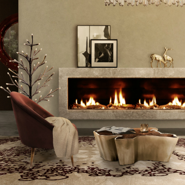 Modern living room design.