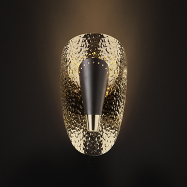 BRABBU visited Wat Arun, a budhist temple in Thailand. When the first light in the morning hits the temple, it reflected in a pearly iridescent way. ARUNA is a gold plated wall light, named after the Hindu god that inspired the Wat Arun temple, a clear me