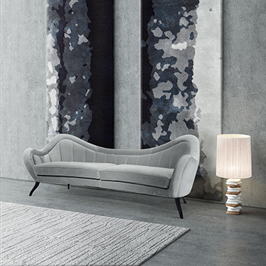 With soft grey and blue vibes from the BALTIC Rug and the HERMES Sofa, this is the perfect living room for your me-time, anytime.