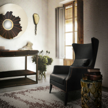 Modern living room design.